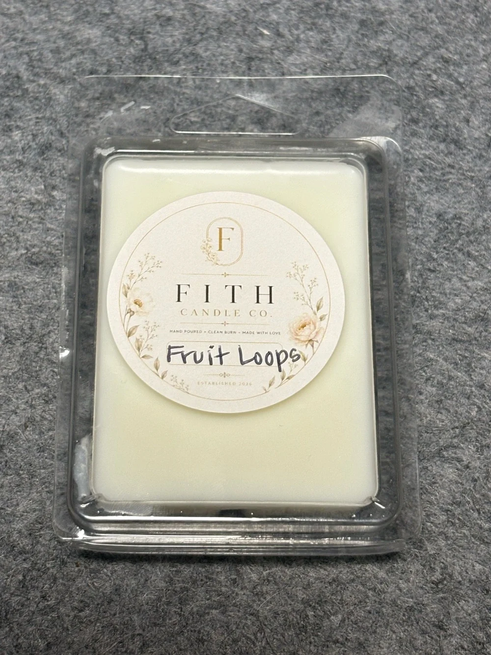 100% Organic Soy wax melts (homemade) in Fruit Loops 3 for $21